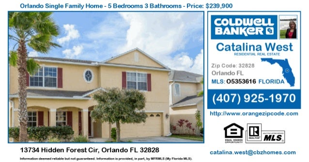 Homes For Sale In Orlando 13734 Hidden Forest Cir Orlando