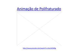 Animação de Polifraturado
http://www.youtube.com/watch?v=cIIxv1K3M
8g
http://www.youtube.com/watch?v=cIIxv1K3M8g
 