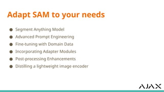 Yurii Pashchenko: Adapt SAM to your needs (UA) | PPTX