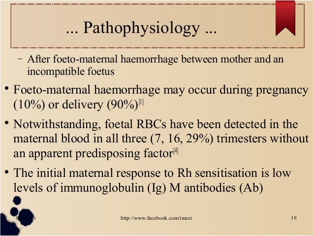 Management Of Rh Negative Pregnancy