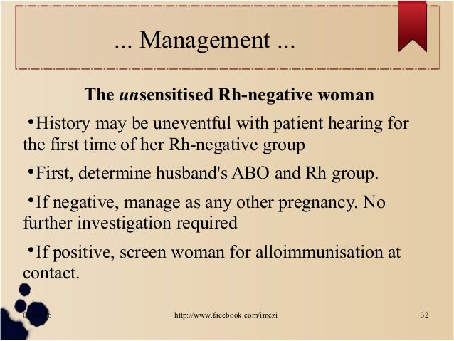 bleeding test still positive pregnancy Rh pregnancy of Management negative bleeding test still positive pregnancy Rh pregnancy of Management negative
