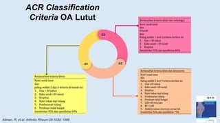 Osteoartritis early detection and management | PDF