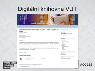 Digitální knihovna VUT
 