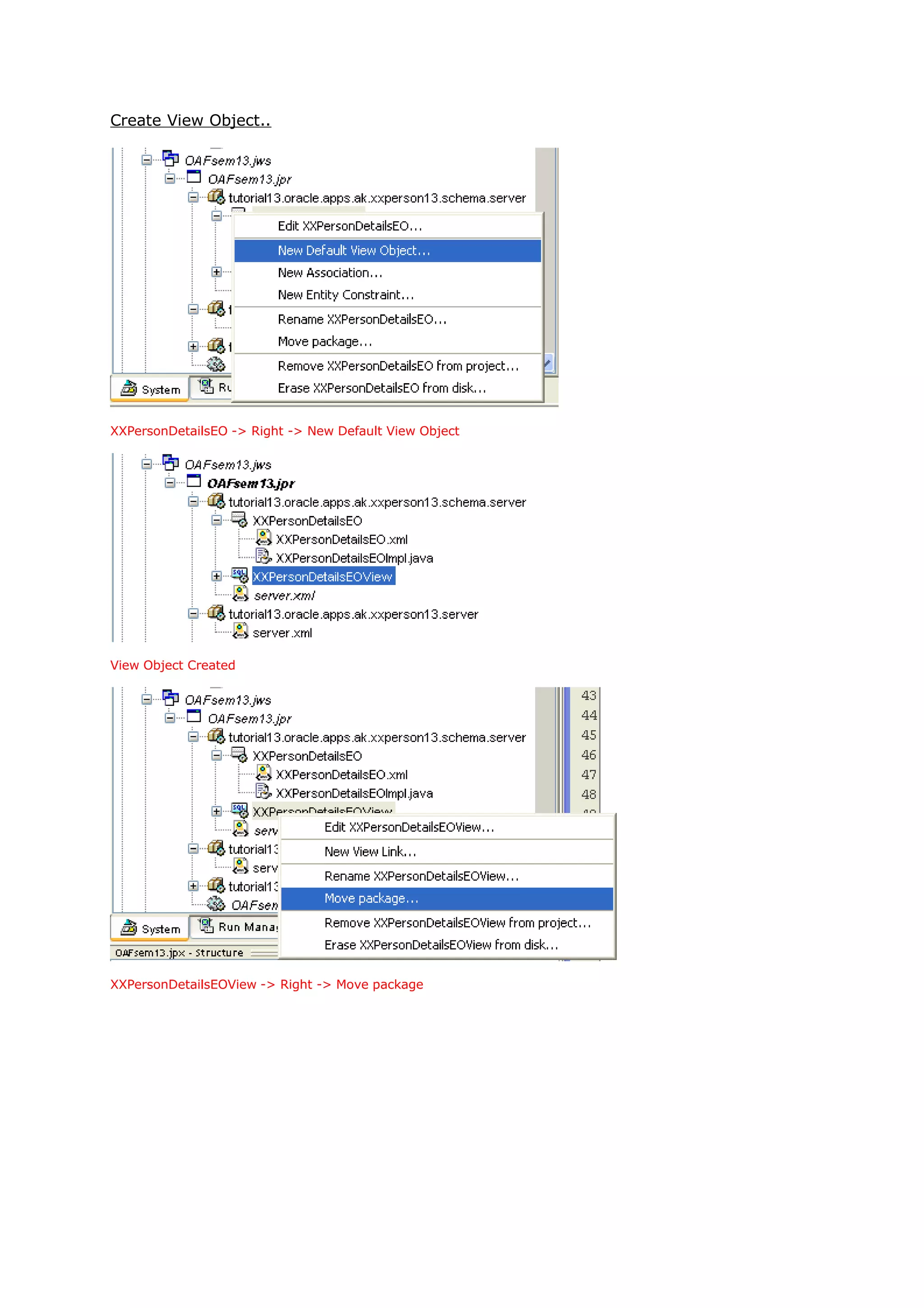 Oa Framework Tutorial