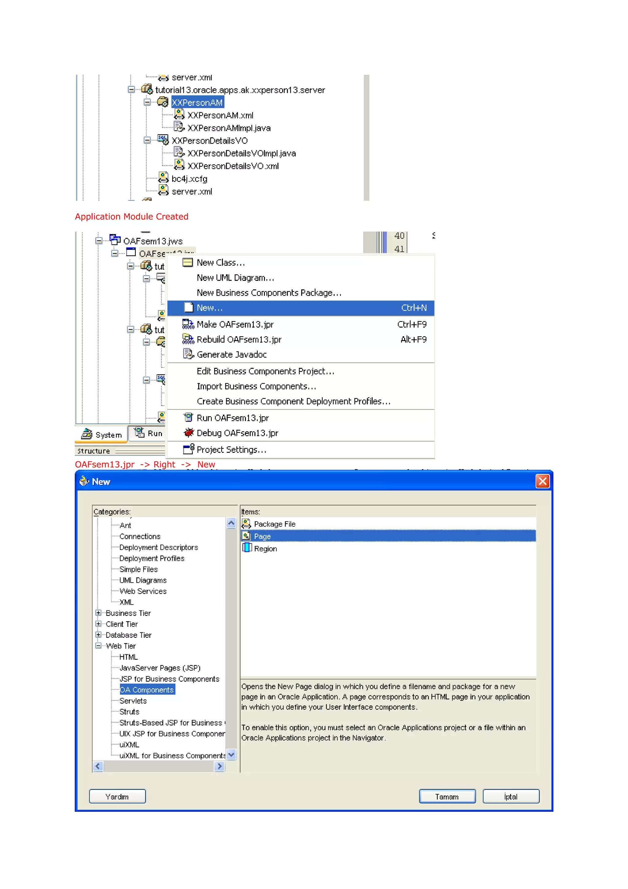 Oa Framework Tutorial