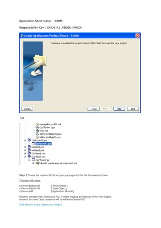 Oa Framework Tutorial