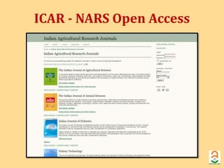 ICAR - NARS Open Access 
 