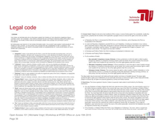Legal code
Page 39
Open Access 101 | Michaela Voigt | Workshop at IPODI Office on June 15th 2015
 