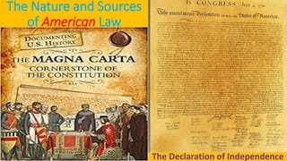 The Nature and Sources
of American Law
The Declaration of Independence
 
