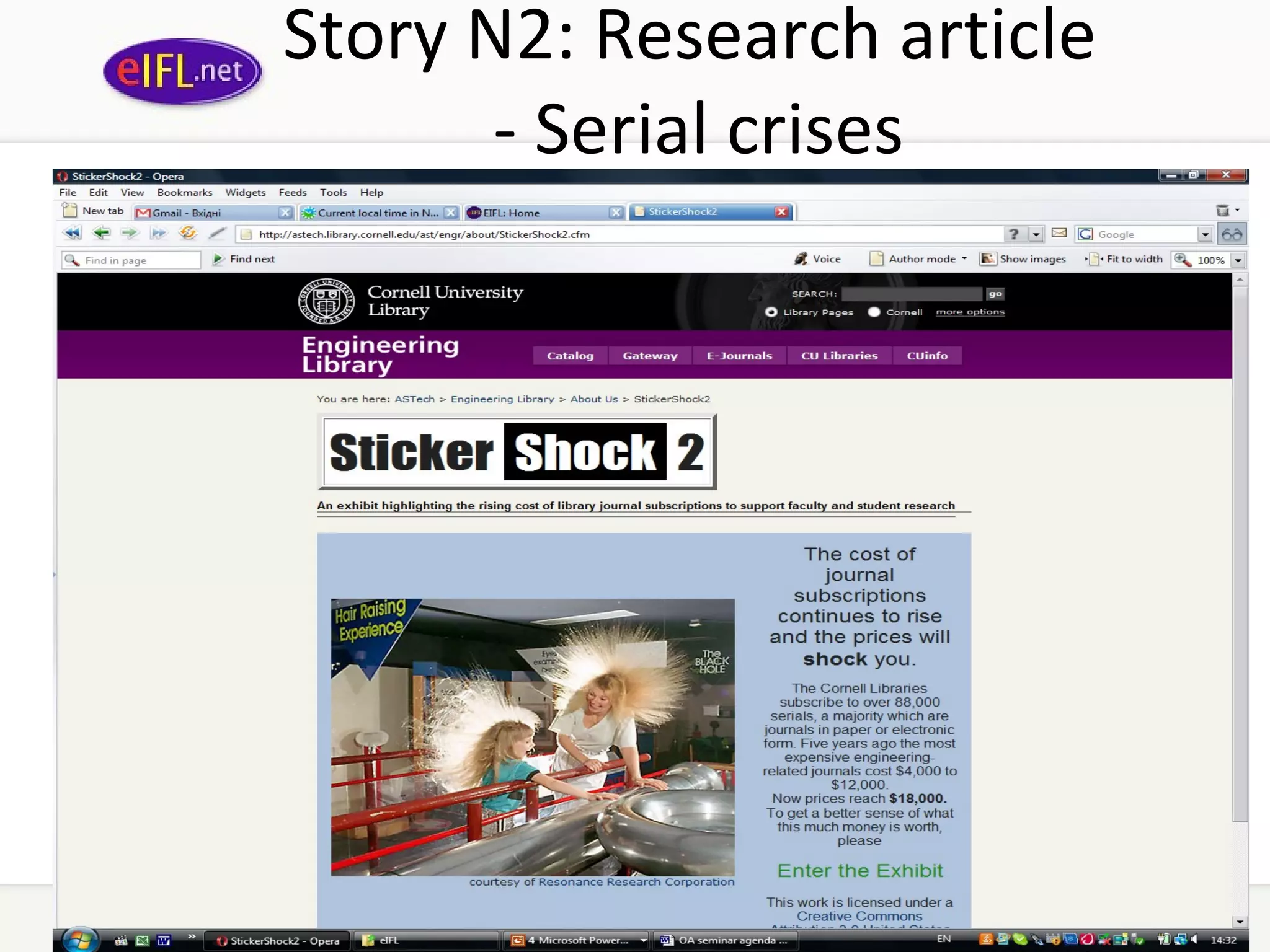 Story N2 :  Research article  - Serial crises 