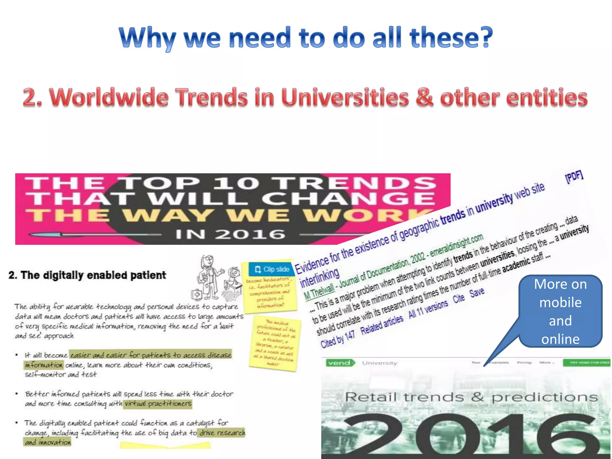 More on
mobile
and
online
 