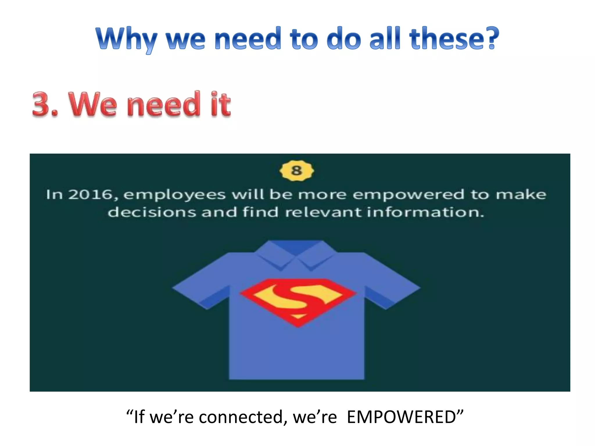 “If we’re connected, we’re EMPOWERED”
 
