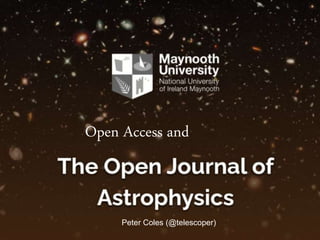 15 September, 2021
Peter Coles (@telescoper)
Open Access and
 