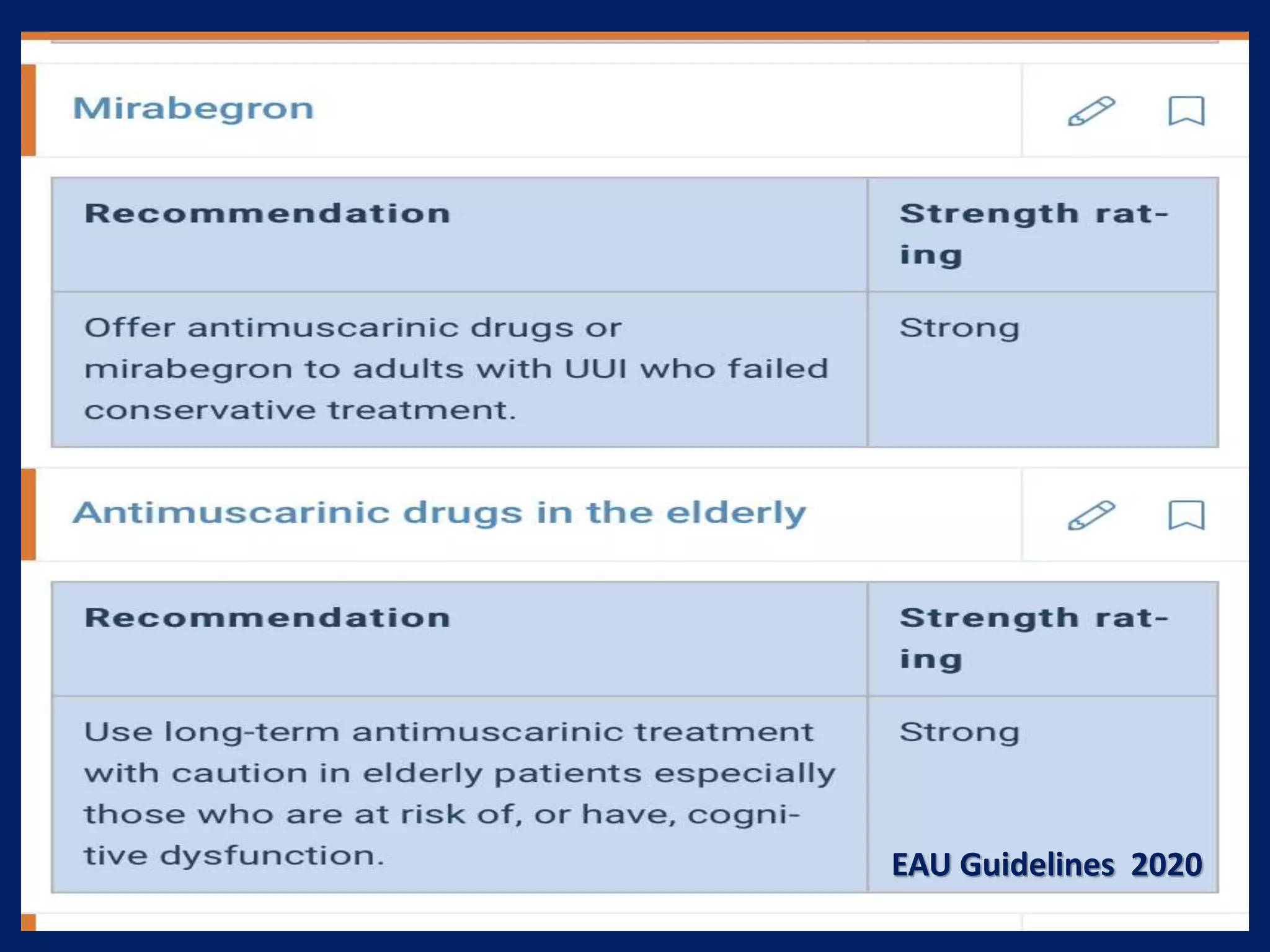 EAU Guidelines 2020
 