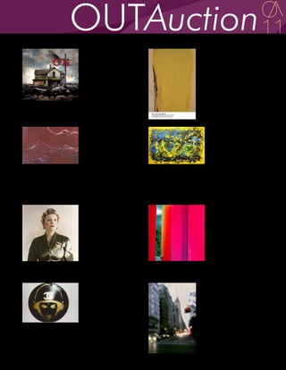 Lot # 97                      Lot # 98
Kevin Truong                  Marc Van Cauwenbergh

Good Morning America          Untitled(Black/Green/Ochre)
Print, ed. 1                  Oil on linen
20 in. x 22 in.               20 in. x 15 in.
Value: $500                   Value: $3,200
Courtesy of the Artist        Courtesy of the Artist &
                              Kathleen Cullen Fine Arts




Lot # 99                      Lot # 100
Rosario Varela                Daniel Vennemann

Here                          ABSTRACTION # 10-211-1
Aqua oils on board            Acrylic on canvas
24 in. x 16 in.               16 in. x 24 in.
Value: $500                   Value: $2,000
                              Courtesy of the Artist




Lot # 101                     Lot # 102
Eva Weiss                     Travis Williams

BEAUTY AND THE BEAST / LOIS   Magenta & Green
WEAVER                        Chromogenic print
Glicee print                  15 in. x 15 in.
12 in. x 12 in.               Value: $500
Value: $500                   Courtesy of the Artist
Courtesy of the Artist




Lot # 103                     Lot # 104
Nick Yakimovich               Marc Yankus

Chanel Soldier                Upper West Side
Spray paint on album          Print, ed. 13 of 15
Value: $300                   17 in. x 11 in.
Courtesy of the Artist        Value: 950
                              Courtesy of the Artist &
                              ClampArt
 