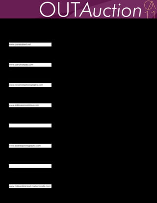 Daniel Albert                        Daniel Albert is a 28 year-old native New Yorker. Daniel’s main goal in life is to be able to travel
                                     around the world, enjoying lots of dining and creating lots of art throughout. His expressive
b. 1982                              portraits attempt to capture extreme emotions and oftentimes speak of a darker side to human
                                     nature. He has participated in various exhibitions in galleries throughout New York City since
                                     2008.
www.danielalbert.net


Dan Alvarado                         Dan Alvarado was born in New York, NY, and raised in Middletown, NJ. In 2008, Alvarado
                                     graduated with a Bachelor of Fine Arts degree, concentrating his studies in painting and drawing,
b. 1985                              but also finding a big interest in screen printing. Alvarado's artworks mostly focus on the content
                                     of political satire, expressing his thoughts of the current cultural milieu. Alvarado also visually
                                     experiments with color palettes and image content. Dan Alvarado has displayed his works in New
www.danalvarado.com                  York, California, Italy, Spain and Canada.


Ron Amato                            Ron Amato is the chairperson of the Photography Department of FIT. He has a BFA in
                                     Photography from SVA and an MFA from LIU in New Media Art and Performance. Amato has had
b. 1961                              a long career as a lifestyle editorial photographer. Amato also has an extensive exhibition history.
                                     Both Amato's commercial work as well as his fine art work have centered around the male form
                                     and issues of sexual orientation. In recent years Amato has designed visual media for live
www.ronamatophotography.com          performance, working on such productions as Broadway's Grey Gardens and Lincoln Center's
                                     choral production of Phillip Glass' The Juniper Tree.

Kalliope Amorphous                   Kalliope Amorphous is a model and visual artist best known for her work in conceptual self-
                                     portraiture. Described as a "Jill Of All Trades" by Dazed And Confused magazine, Amorphous is
b. 1978                              the model, stylist and photographer of all of her images. Using her own image as the protagonist
                                     of her stories, Kalliope explores archetype, myth, gender, emotion and identity. She has an artistic
                                     desire to work with concepts involving the subconscious, alienation, isolation, time, memory and
www.kalliopeamorphous.com            transcendence. Her photographs have been published and exhibited throughout the United
                                     States and internationally.

Paolo Arao                           Paolo Arao is a Brooklyn-based artist represented by Jeff Bailey Gallery, New York, where he has
                                     had three solo exhibitions. His work has been featured in group exhibitions in New York at The
                                     Drawing Center, The Bronx Museum, Socrates Sculpture Park and also in
                                     Los Angeles and London. He received his BFA from Virginia Commonwealth University in 1999
                                     and attended the Skowhegan School of Painting and Sculpture in 2000.




Scott Barnes                         Scott Barnes graduated from Indiana University with a degree in Journalism and a focus on
                                     Photojournalism. He started a head shot photography business in 2005 and developed an interest
b. 1966                              in fine art nudes around the same time. Since then, Scott has been mentored by well-known
                                     contemporary photographers including Michael Alago, Jeremy Lucido, and Justin Violini. Scott
                                     has exhibited fine art nudes in New York and Indianapolis, been published by Starrfucker
www.sbarnesphotography.com           magazine, and been featured on the DNA magazine Manhunt Daily blogs. He has also published
                                     a 2012 calendar of his photography of the male form, which currently has worldwide distribution.

Mark Beard                           Beard is unprecedented, but not singular. Beard’s talent is so overflowing that he needed to
                                     channel himself into alter egos, inventing several personas to explore a variety of techniques. The
b. 1956                              style of each of these artists is individual. He has at least five works in museum collections,
                                     including the Boston Museum of Fine Arts, Boston’s Anthenaeum, the Whitney, the Metropolitan
                                     Museum of Art and the Museum of Modern Art in New York. He also has pieces at Princeton,
                                     Harvard, and Yale Universities as well as more then 100 pieces in private collections.


Colleen Blackard                     Blackard’s art shares her experience of the universe. She builds up masses of ballpoint pen lines
                                     to form drawings of light and shadow. With her series, For The Universe, Colleen brings into
b. 1987                              question scale by juxtaposing the infinitely large and the infinitely small, whereas The Nature of
                                     Ballpoint involves the viewer in the process by following the lines. Colleen received a BA from
                                     Hampshire College where she concentrated on studio art. Born and raised in Texas, she currently
www.colleenblackard.carbonmade.com   resides in Brooklyn, where she continues to create ballpoint pen drawings. Her work can often be
                                     seen in shows around the city.
 