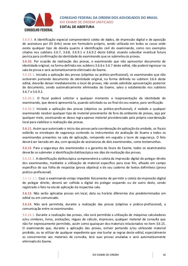 Xiv exame oab
