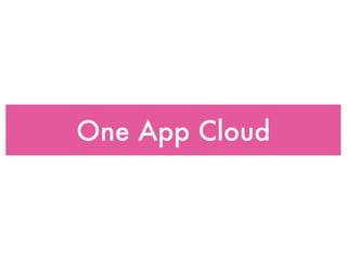 One App Cloud
 