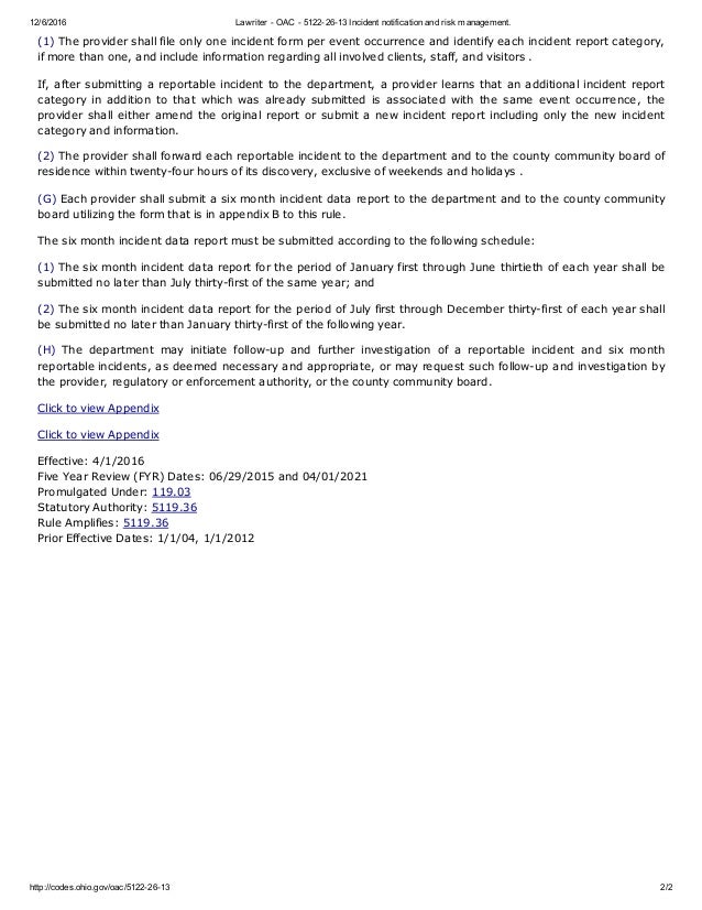 critical incident report form barca fontanacountryinn com ocdd critical incident report