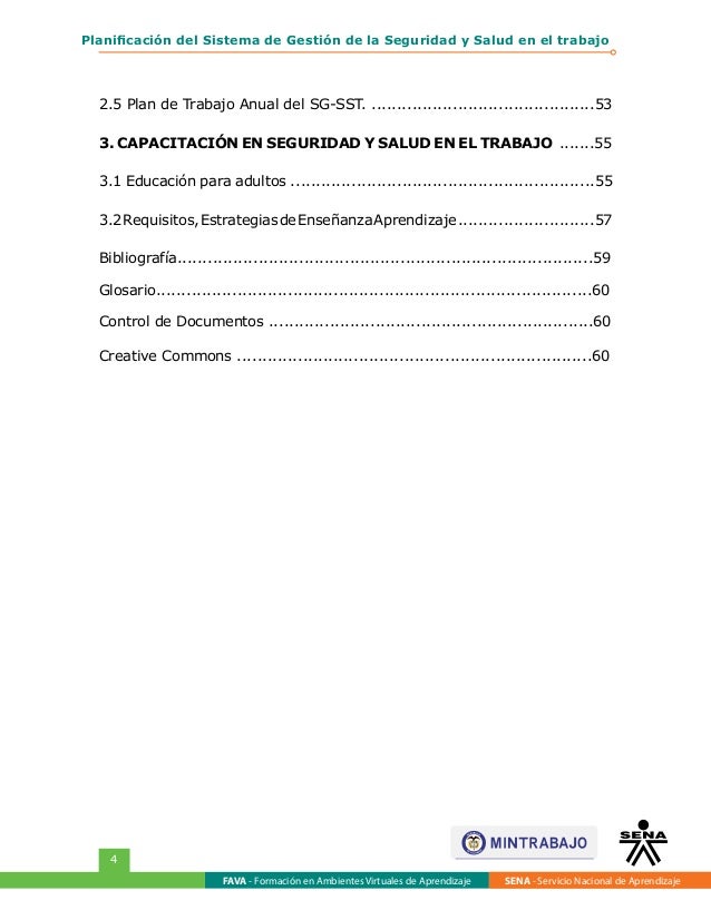planificación del Sistema de Gestión de la Seguridad y