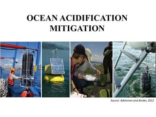 OCEAN ACIDIFICATION
MITIGATION
Source: Adelsman and Binder, 2012
 