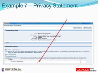 Example 7 – Privacy Statement
 