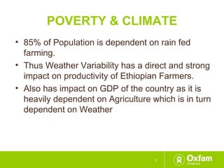 Supporting development of market for agricultural insurance