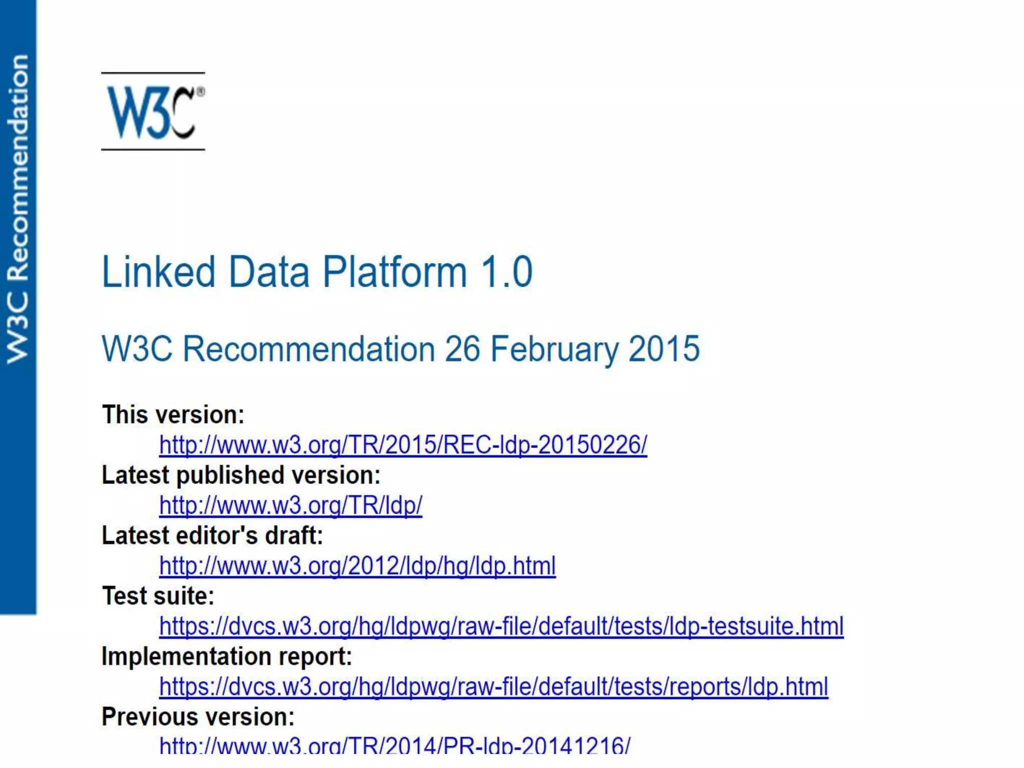 Are there existing standards that are
And have the properties of
 