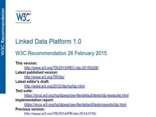 Are there existing standards that are
And have the properties of
 