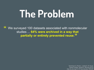 Mark D. Wilkinson
CBGP-UPM/INIA, Madrid
markw@illuminae.com
FAIRness emerges from a novel
combination of Web technologies
OAI10, Geneva, June 2017
http://tinyurl.com/WilkinsonOAI10
 