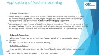 Deep Learning vs. Machine Learning
 One of the most common AI techniques used for processing big data is
machine learning...