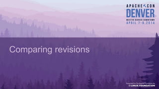 Comparing revisions
 