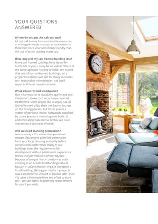 Discover Oak Craft at Holmsley Mill | Oak Frame Brochure 2024 | PDF