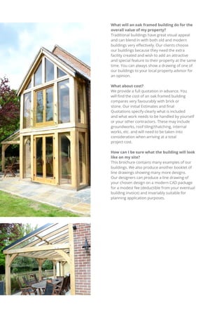 Discover Oak Craft at Holmsley Mill | Oak Frame Brochure 2024 | PDF