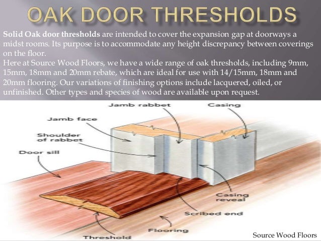Buy Online Solid Oak Door Thresholds Products