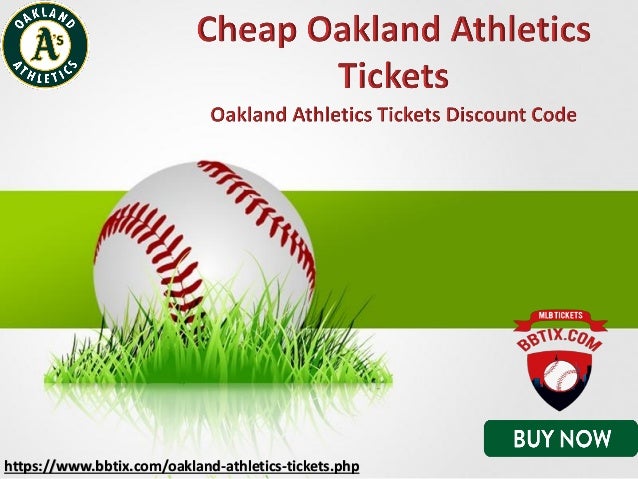 Oakland Athletics Tickets Coupon Code