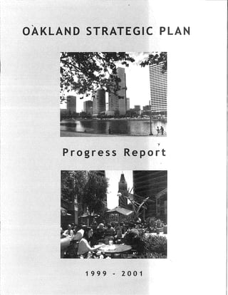 OSV Oakland Strategic Plan Progress Report (1999-2001)