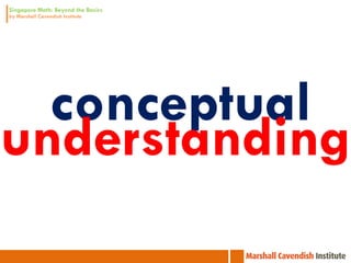 conceptual
understanding
 