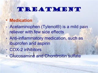 Osteoarthritis of the knee joint and its treatment | PPT