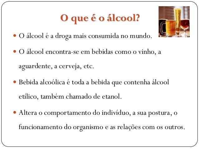 Prevenção de alcoolismo de artigo