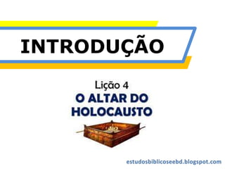 INTRODUÇÃO
 
