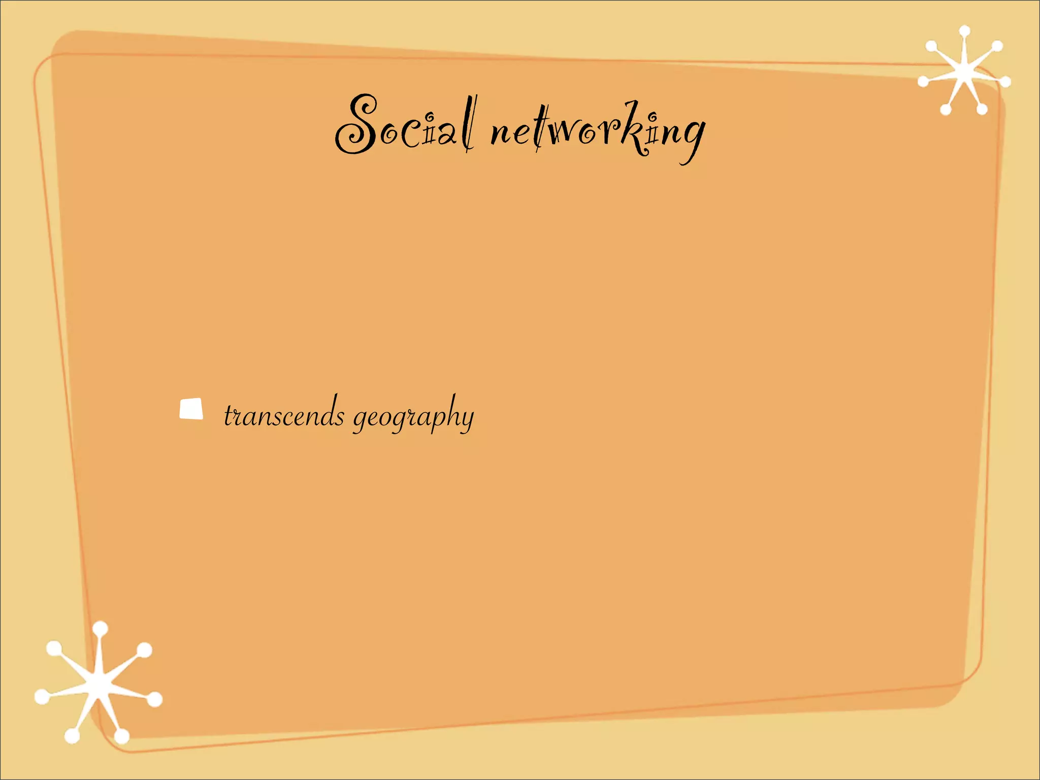 The Wonderful World of Social Networking Tools