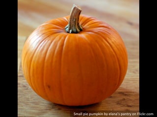 Small	
  pie	
  pumpkin	
  by	
  elana’s	
  pantry	
  on	
  Flickr.com	
  	
  
 