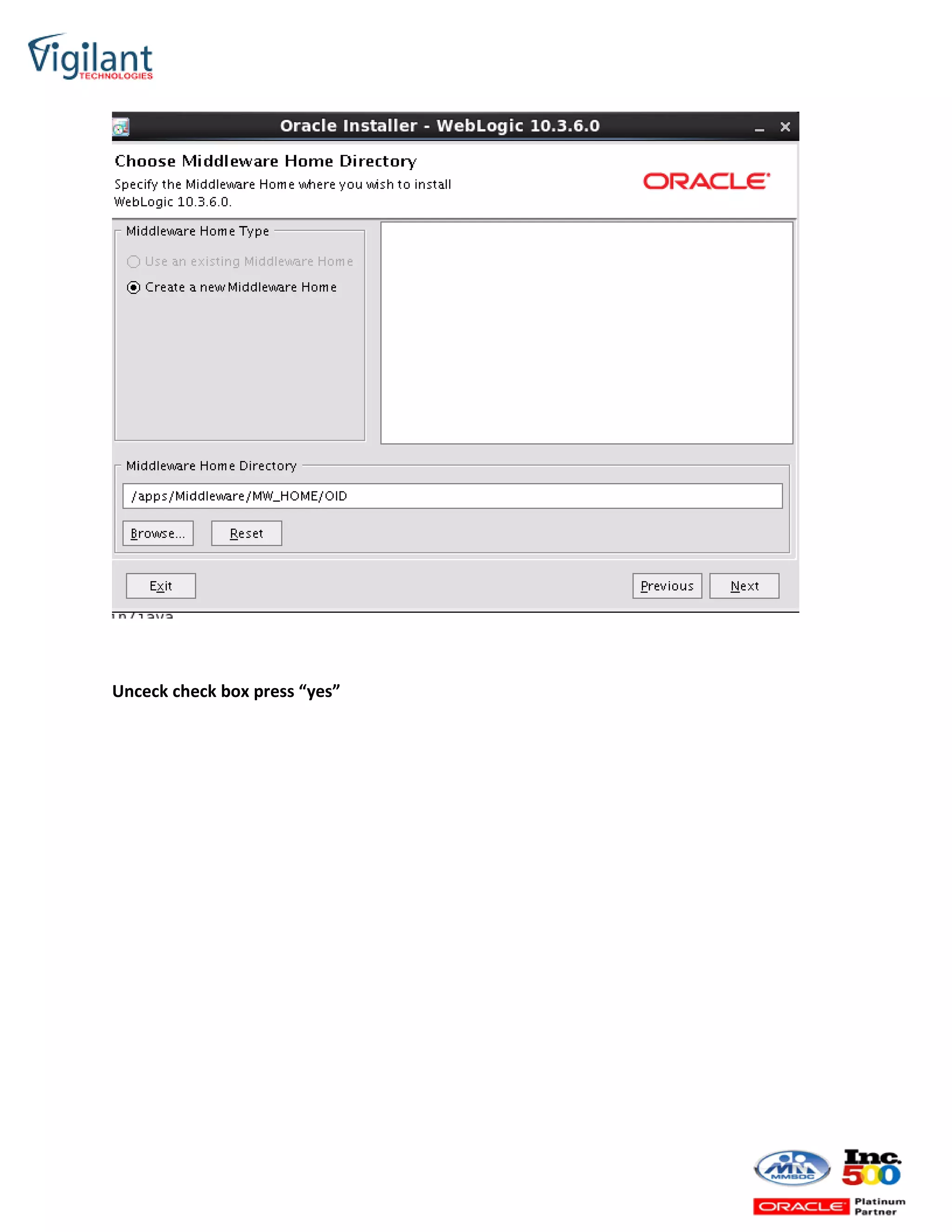 Unceck check box press “yes”
 