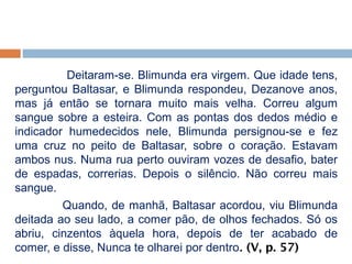 O amor em Memorial do Convento | PPT