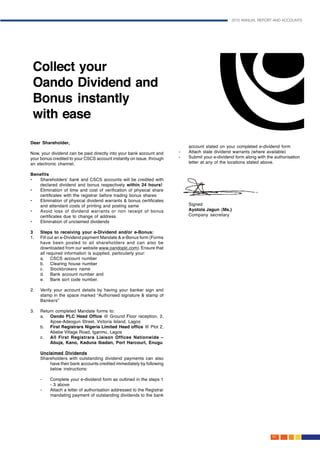 2015 ANNUAL REPORT AND ACCOUNTS
169.
 