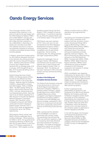 2015 ANNUAL REPORT AND ACCOUNTS
20.
 