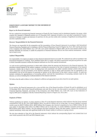 2015 ANNUAL REPORT AND ACCOUNTS
55.
 