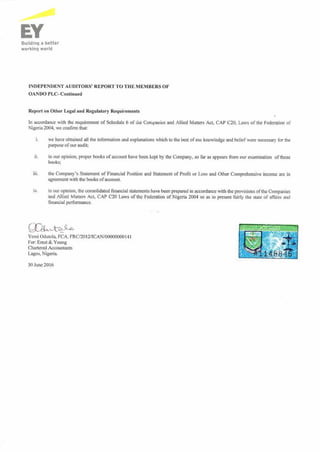 2015 ANNUAL REPORT AND ACCOUNTS
56.
 