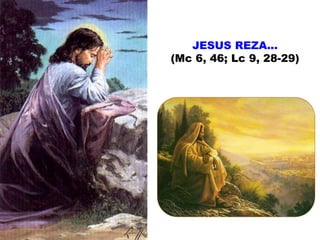 JESUS REZA...
(Mc 6, 46; Lc 9, 28-29)
 